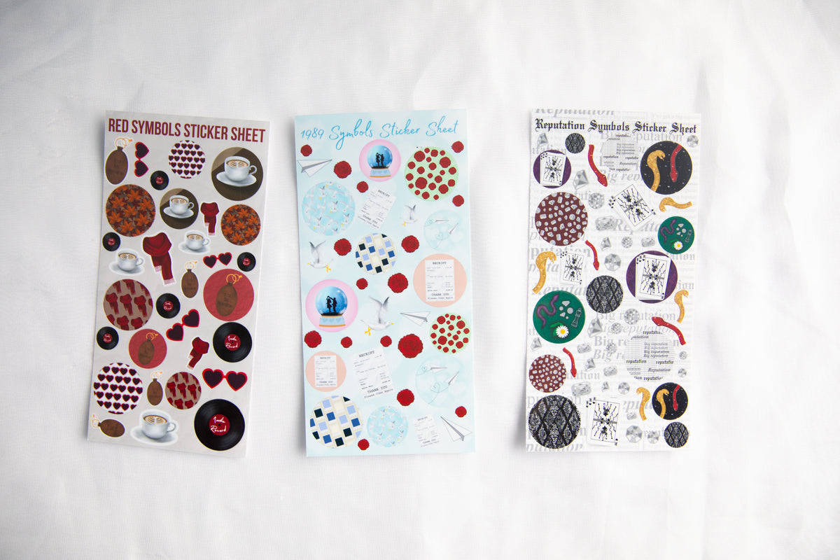 Era Sticker Eras Symbol Sticker Sheets – ArtbyTreeDesigns