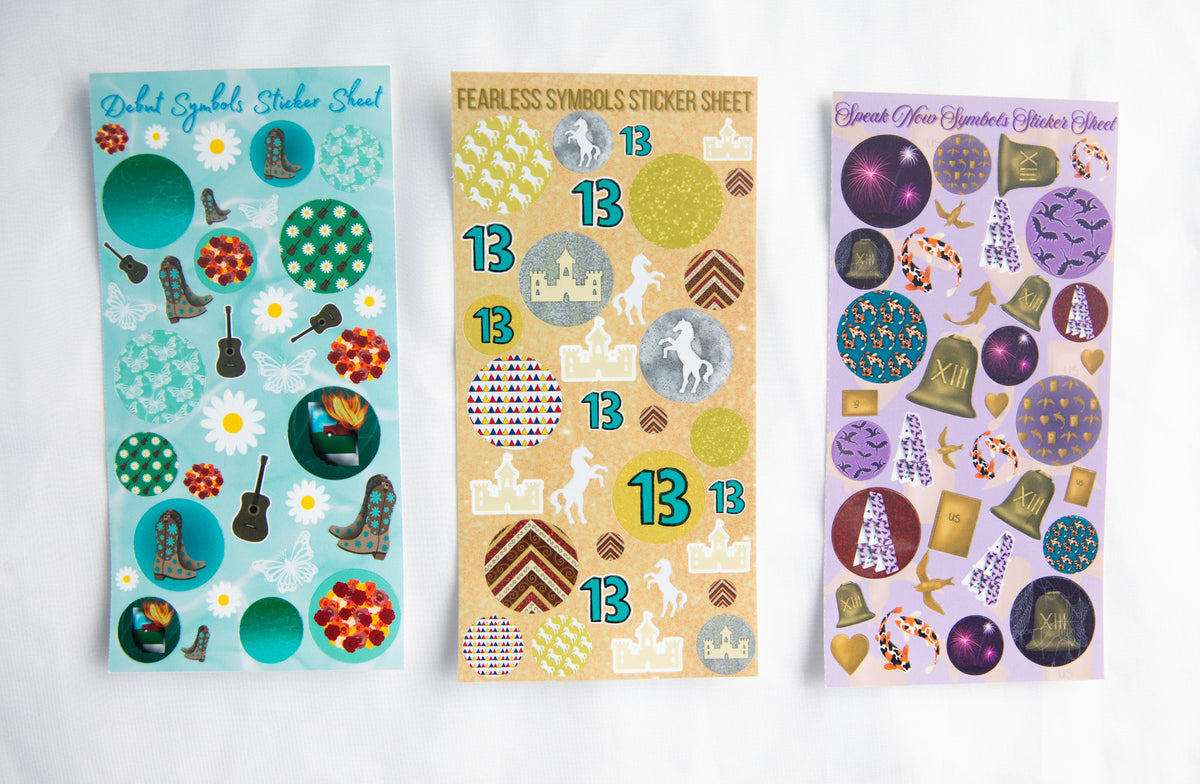 Era Sticker Eras Symbol Sticker Sheets – ArtbyTreeDesigns