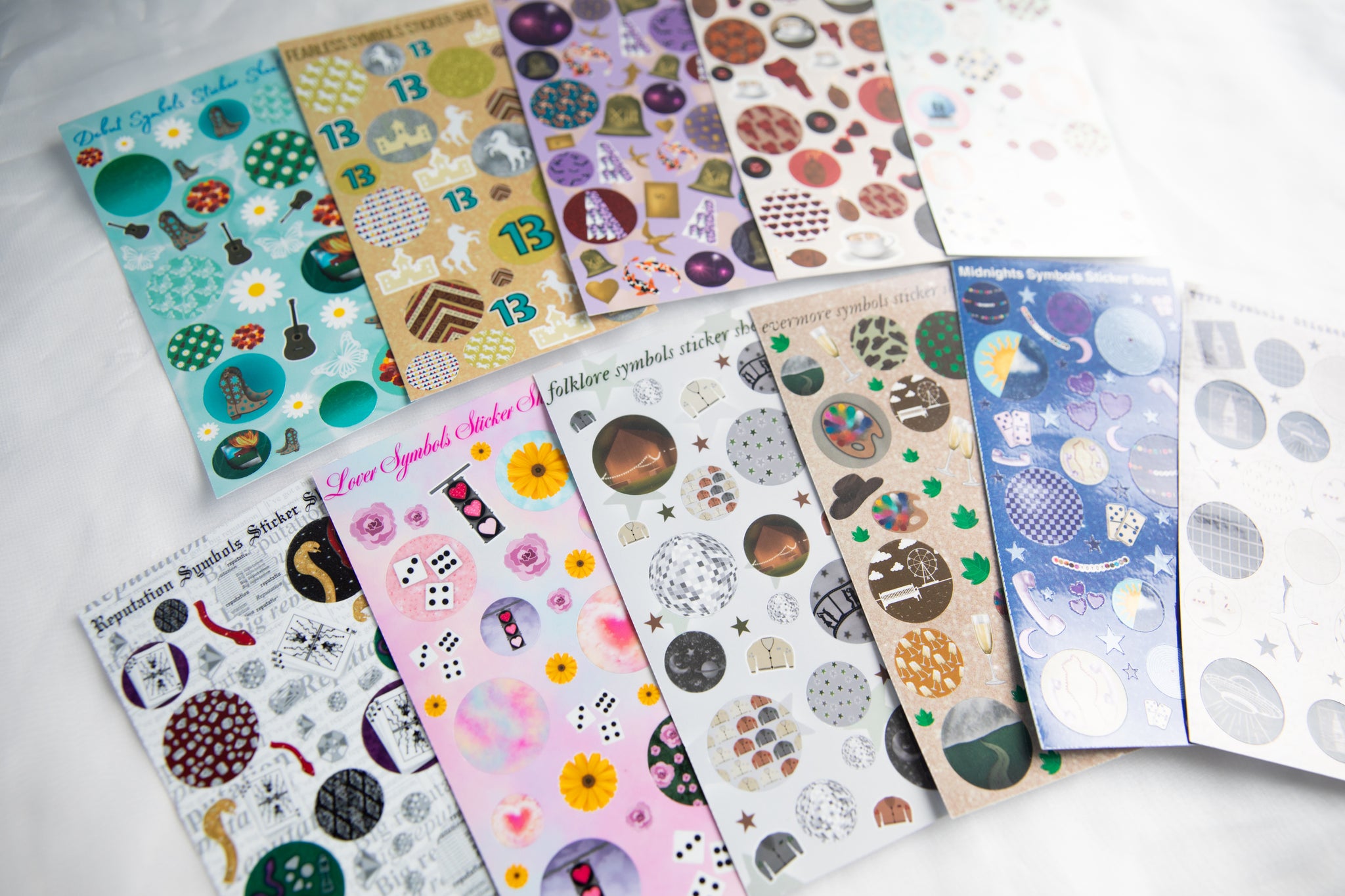 Eras Symbol Sticker Sheets