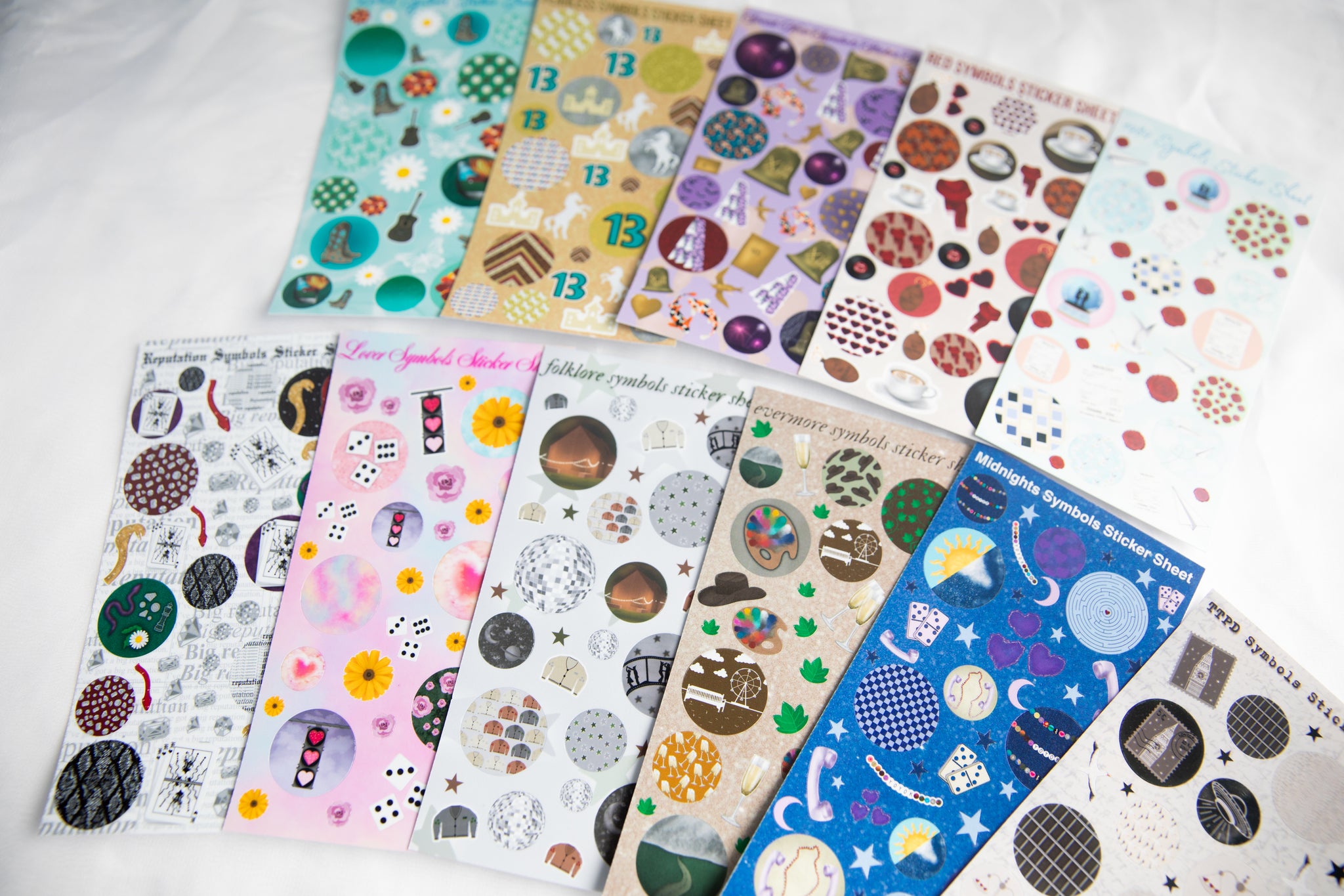 Eras Symbol Sticker Sheets