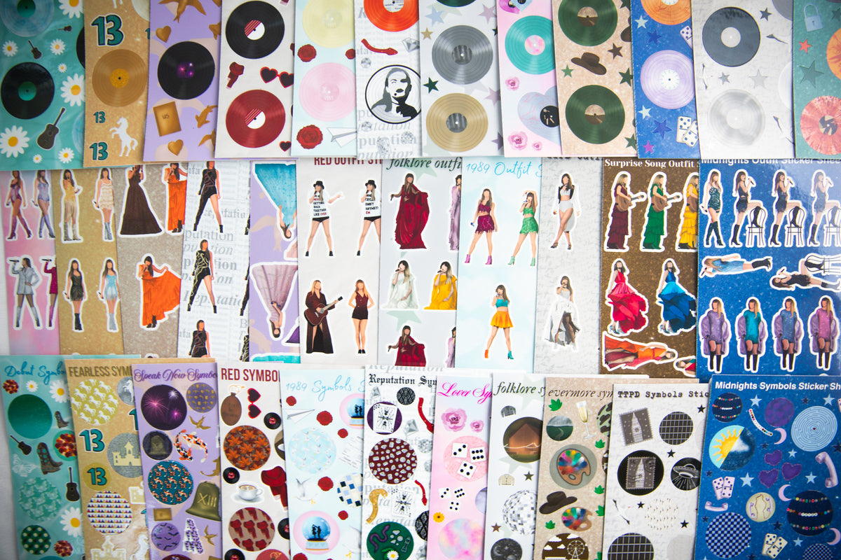 Era Sticker Eras Sticker Sheet VAULT- 34 Sheets – ArtbyTreeDesigns