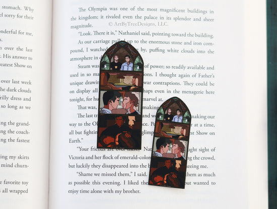 The Cottage (HR) Stained Glass Sticker