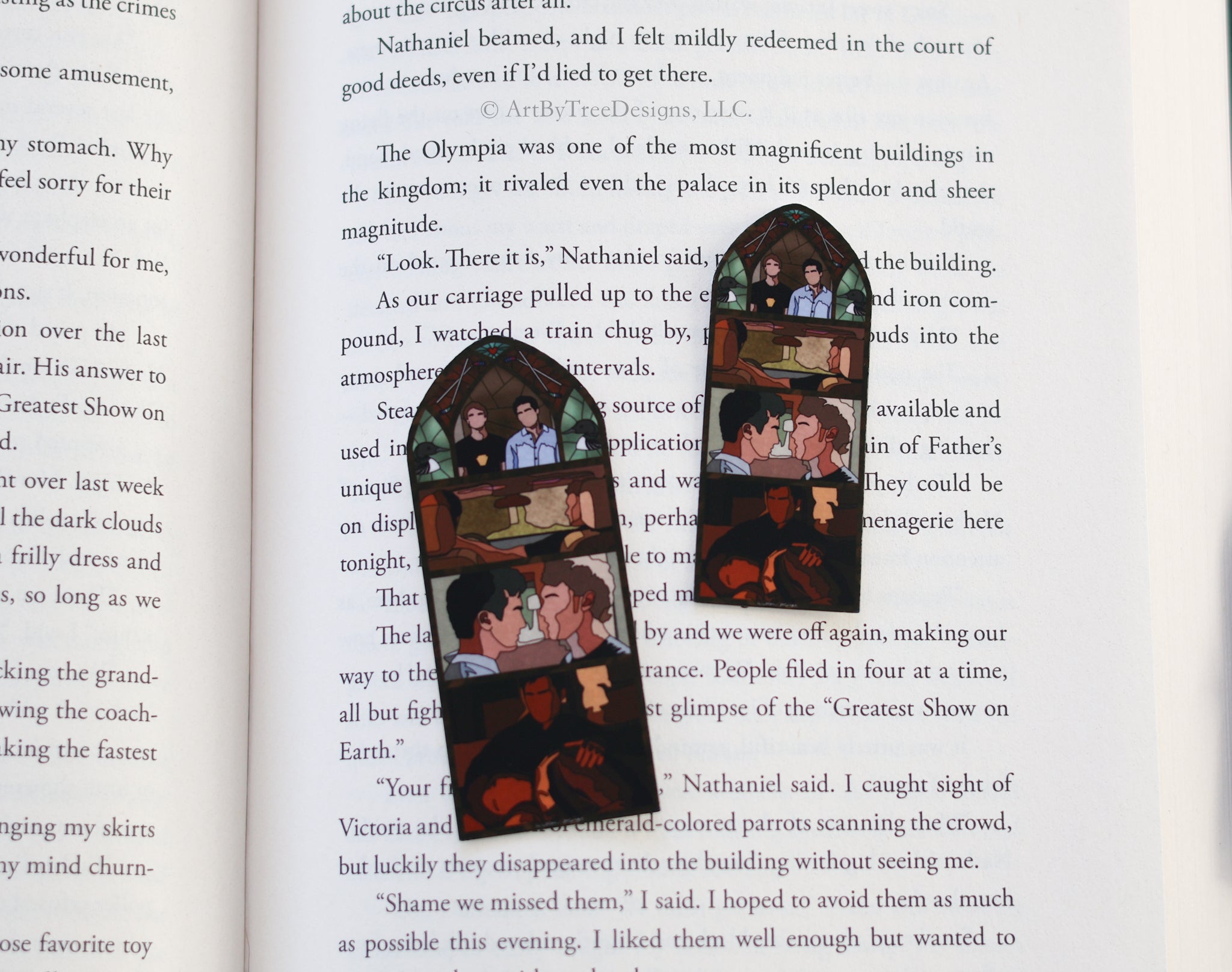 The Cottage (HR) Stained Glass Sticker