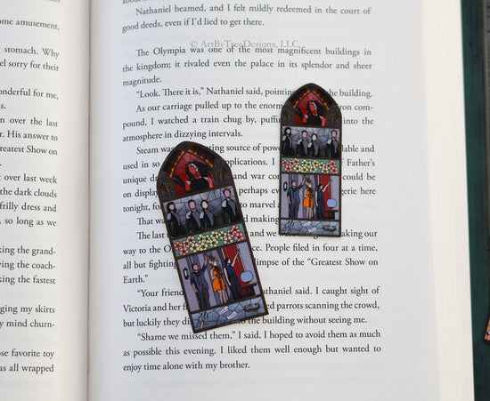 Catching Fire Stained Glass Sticker