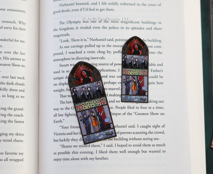 Catching Fire Stained Glass Sticker