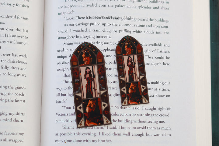 Showgirl CANCELLED! Stained Glass Sticker