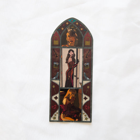 Showgirl CANCELLED! Stained Glass Bookmark