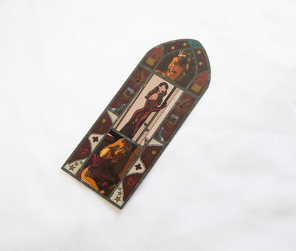 Showgirl CANCELLED! Stained Glass Bookmark