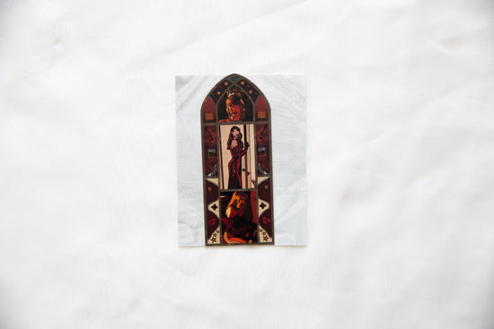 Showgirl CANCELLED! Stained Glass Fridge Magnet