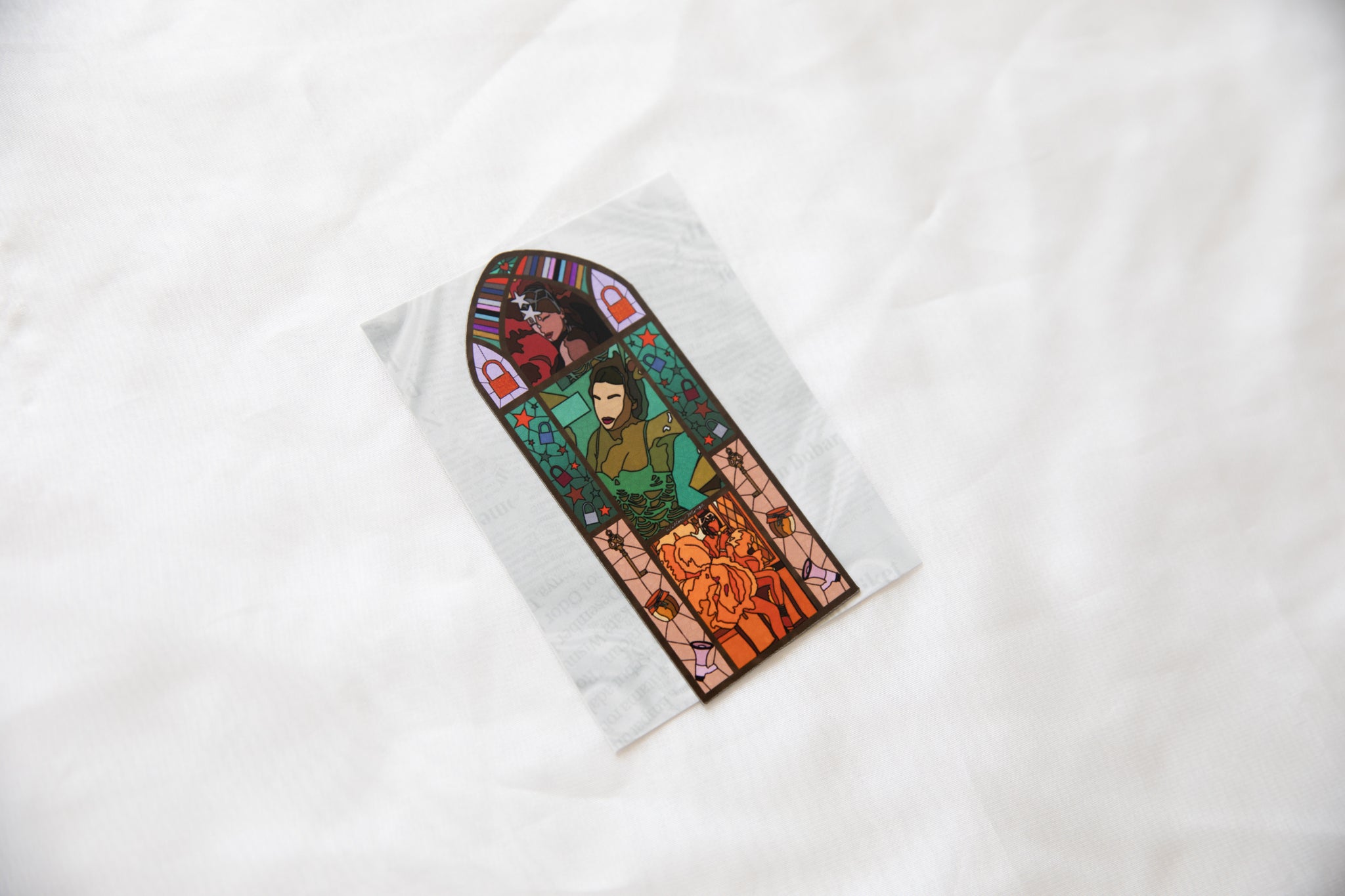 Showgirl (OG) Stained Glass Fridge Magnet