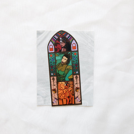 Showgirl (OG) Stained Glass Fridge Magnet