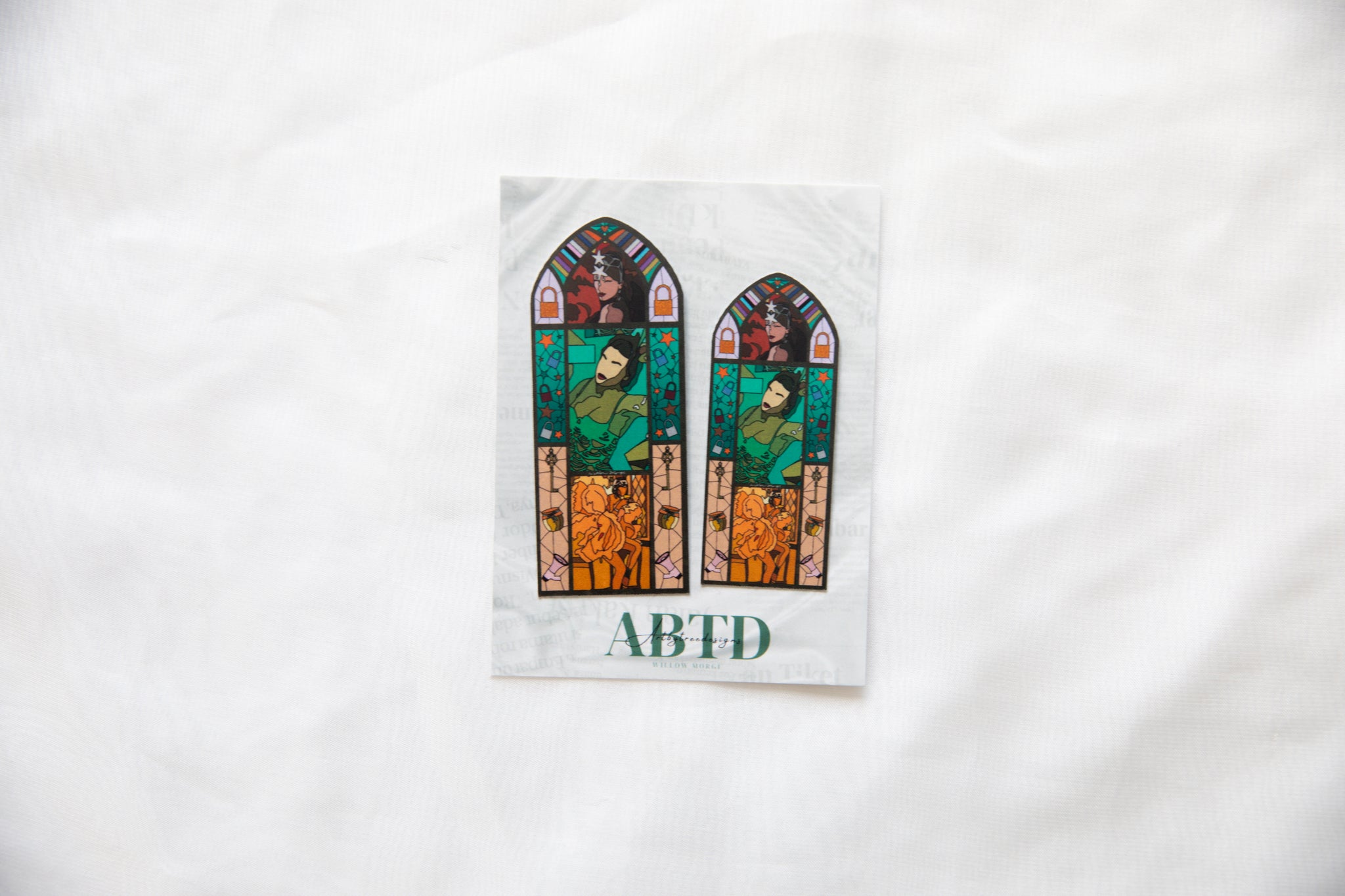 Showgirl (OG) Stained Glass Sticker