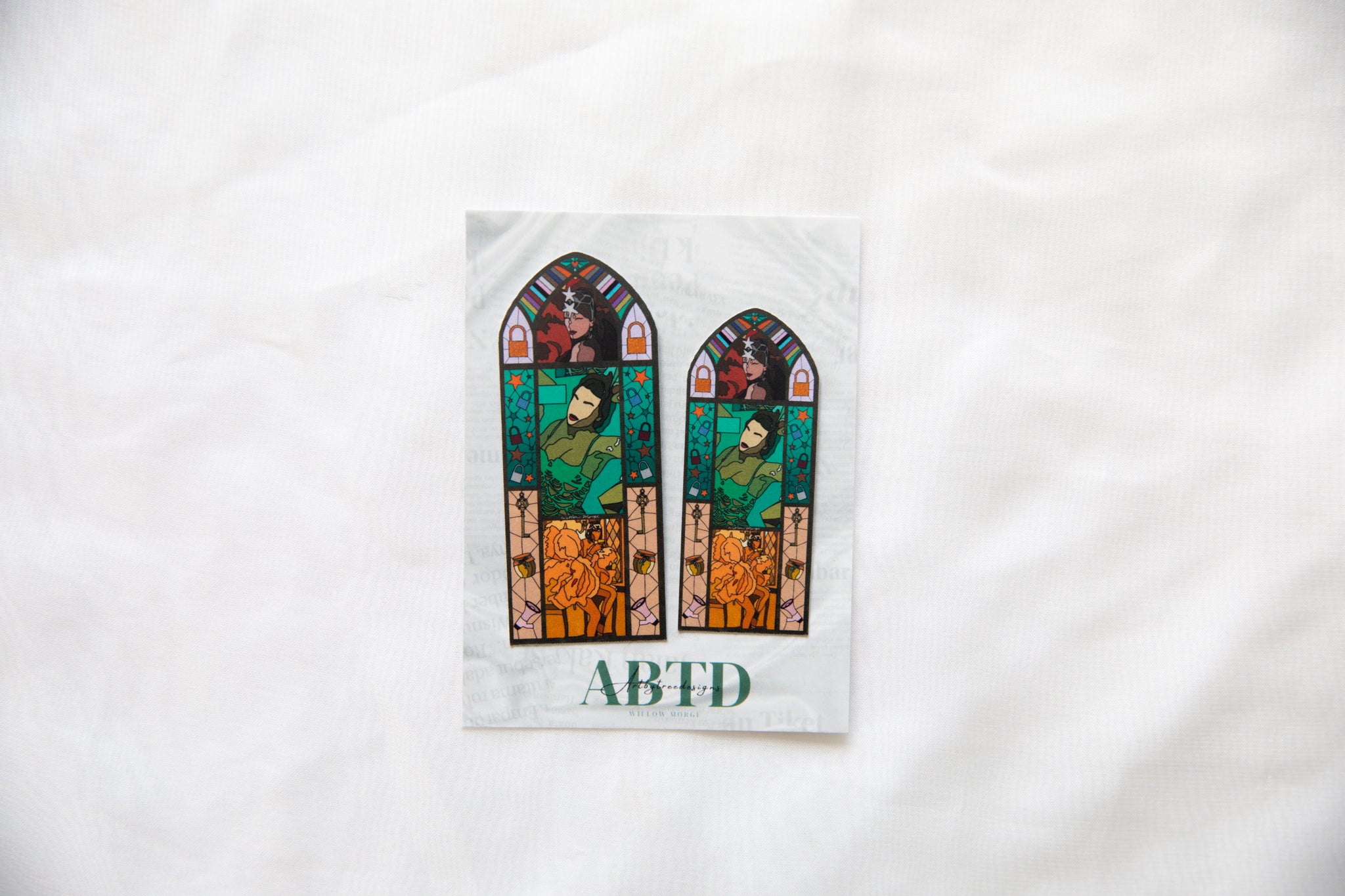 Showgirl (OG) Stained Glass Sticker