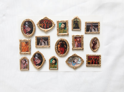 Showgirl Gold Frame Wax Seal Magnets-OPEN PREORDER ENDS OCT 18th