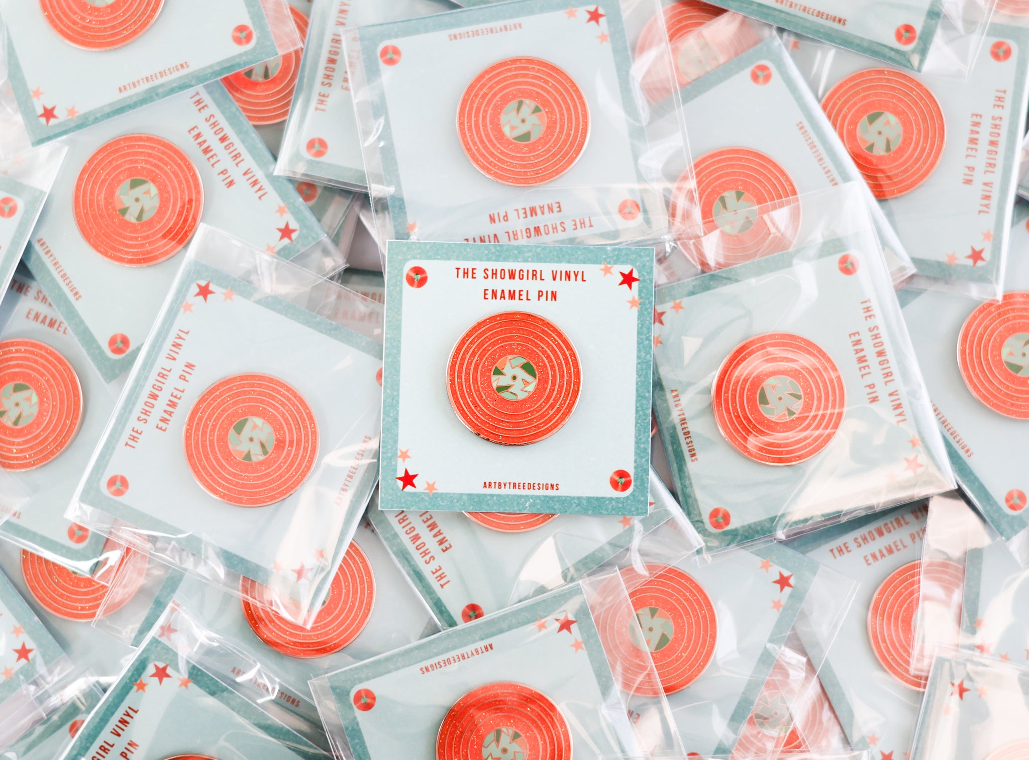 Showgirl Vinyl Enamel Pin