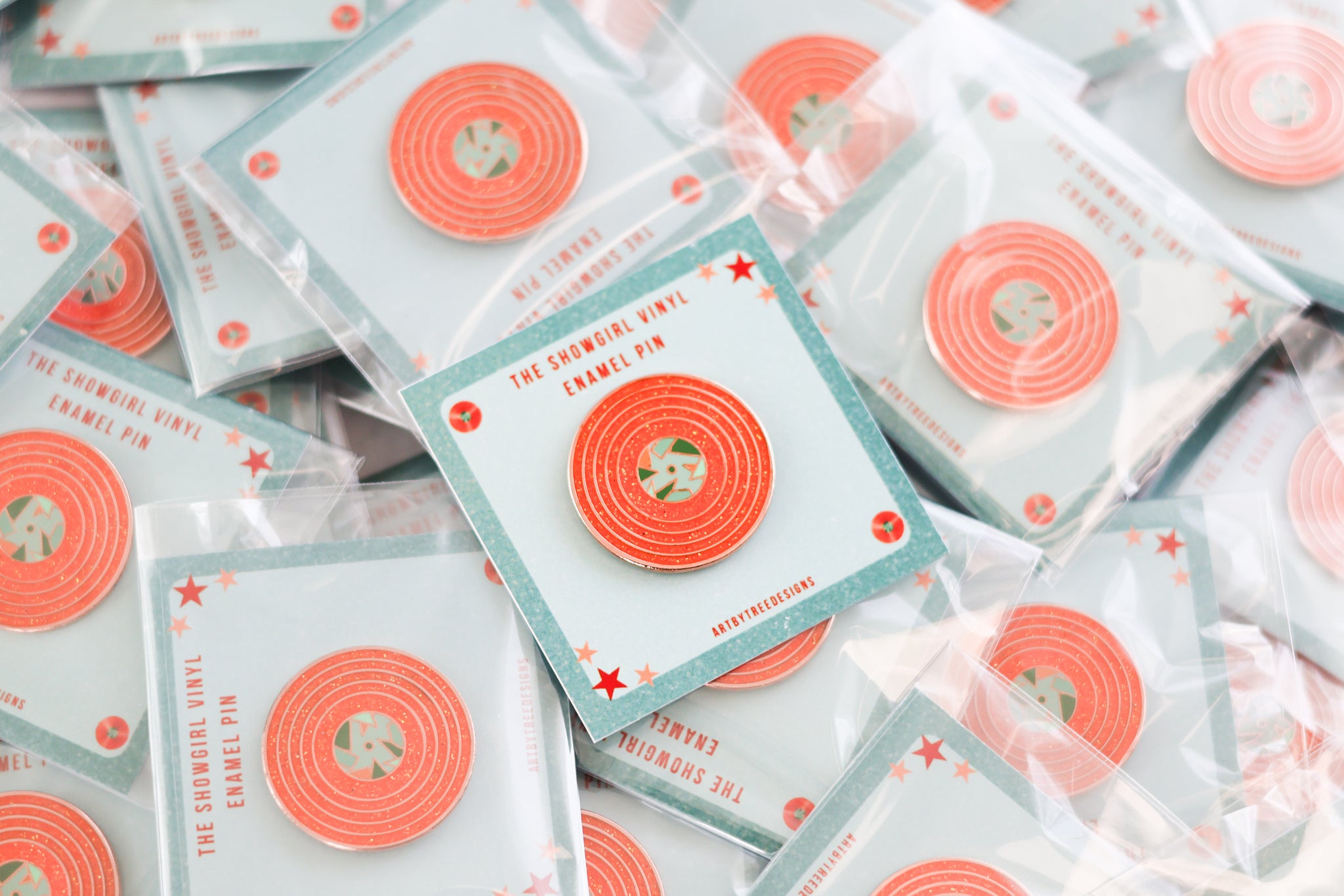 Showgirl Vinyl Enamel Pin