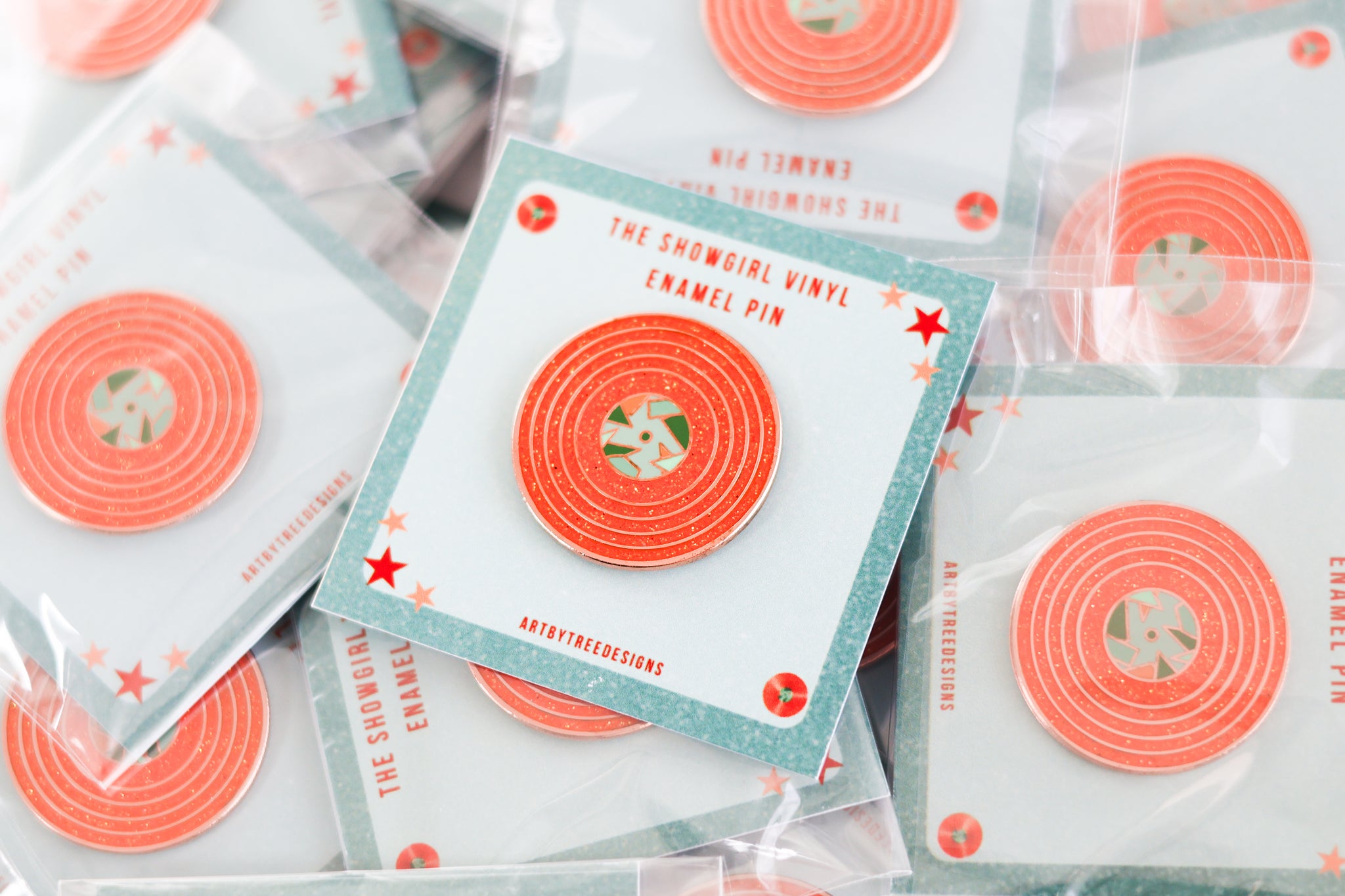 Showgirl Vinyl Enamel Pin