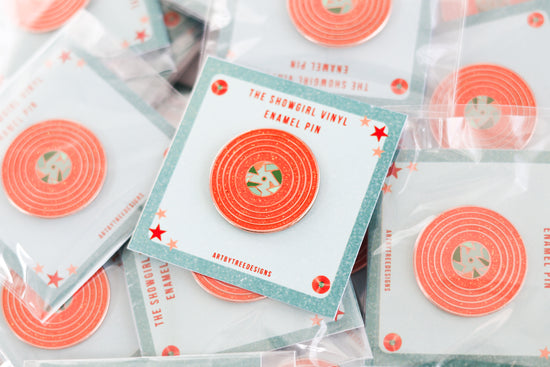 Showgirl Vinyl Enamel Pin