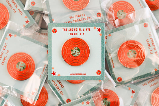 Showgirl Vinyl Enamel Pin