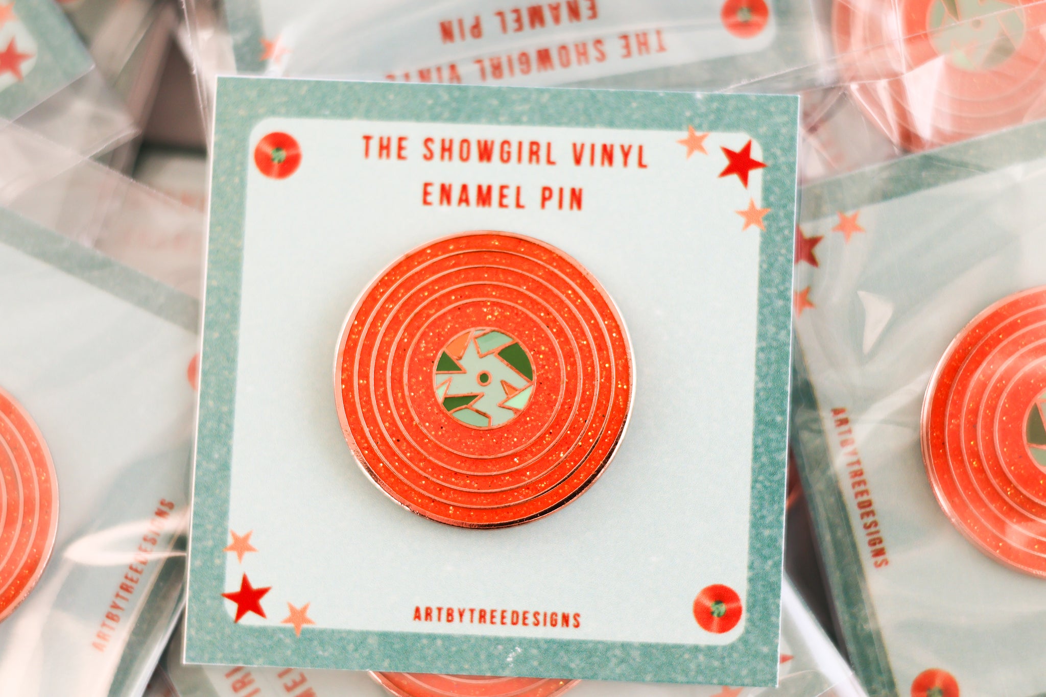 Showgirl Vinyl Enamel Pin