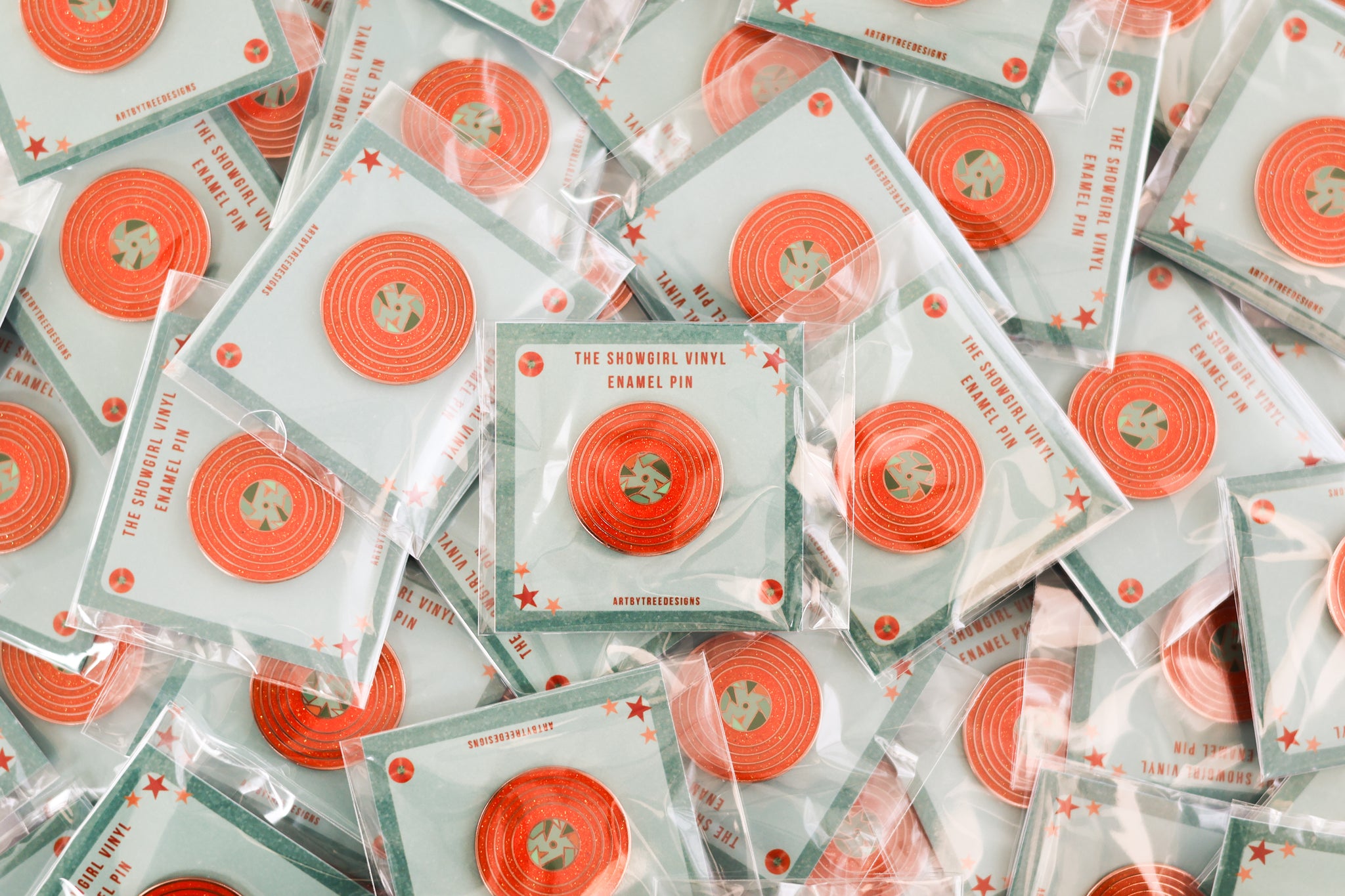 Showgirl Vinyl Enamel Pin