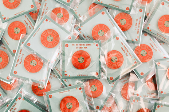 Showgirl Vinyl Enamel Pin