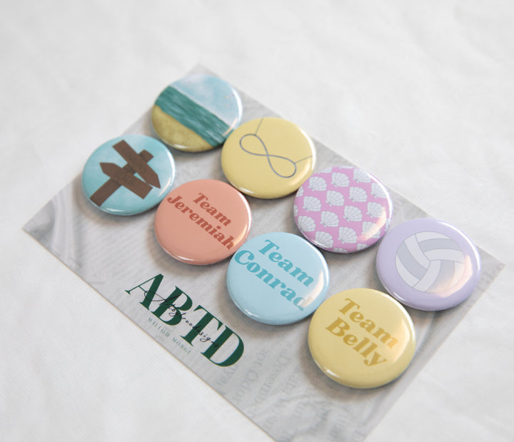 Summer I Turned Pretty Button Magnet Set