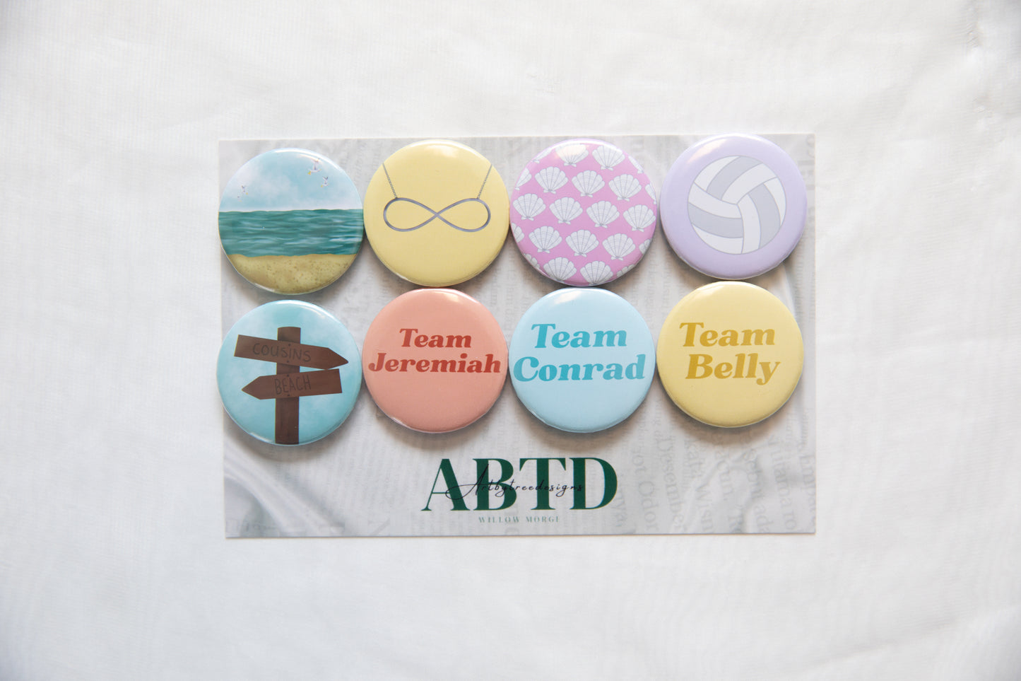 Summer I Turned Pretty Button Magnet Set