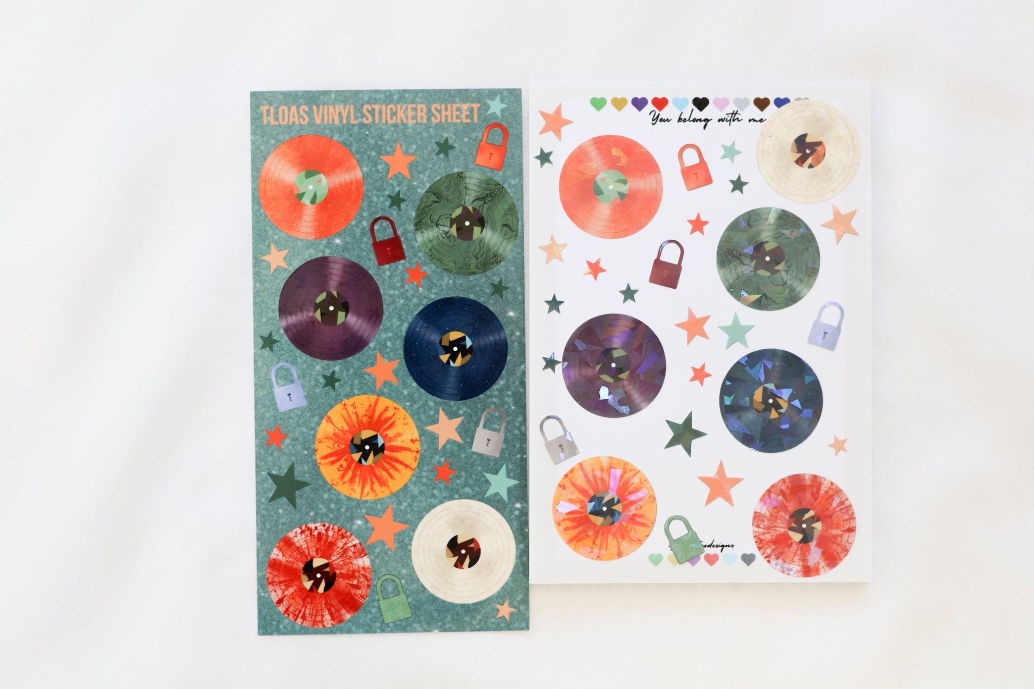 Showgirl Vinyl Variant Sticker Sheet