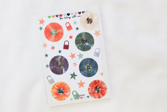 Showgirl Vinyl Variant Sticker Sheet