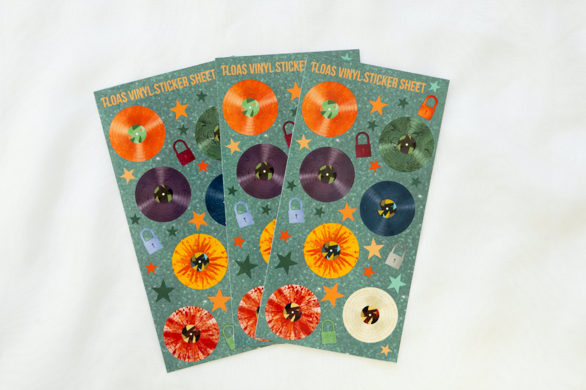 Showgirl Vinyl Variant Sticker Sheet