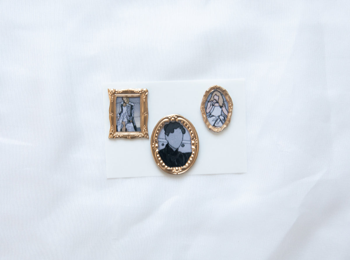 Tortured Poets Framed Wax Seal Stickers & Magnets