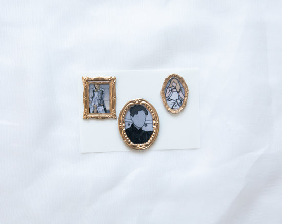Tortured Poets Framed Wax Seal Stickers & Magnets