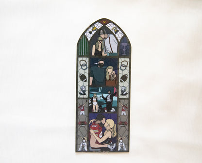 So High School Stained Glass Bookmark