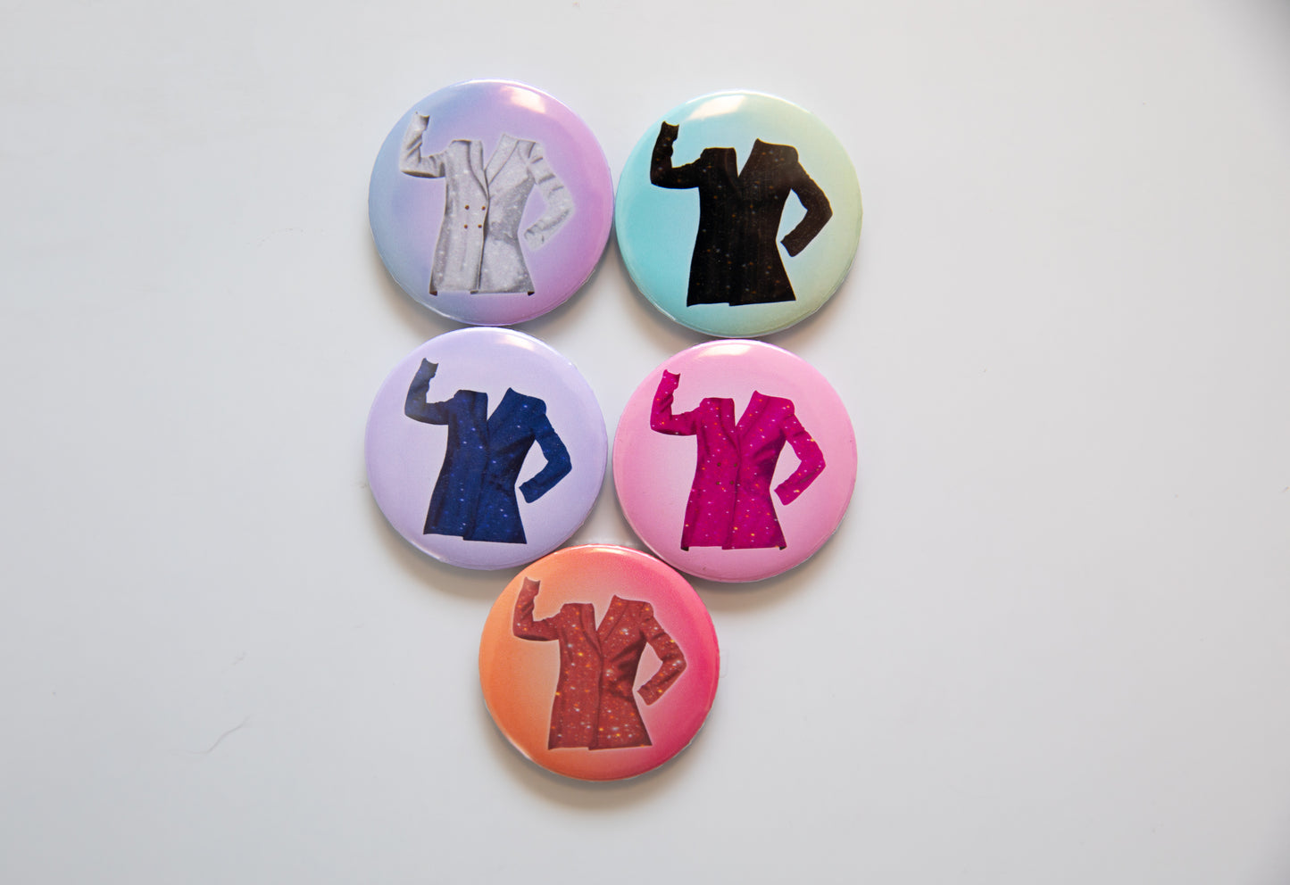 The Man Jackets Button Magnet Set