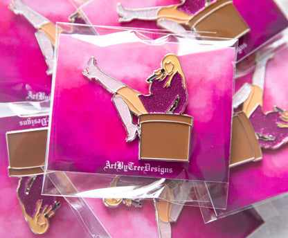 The Man Pink Enamel Pin