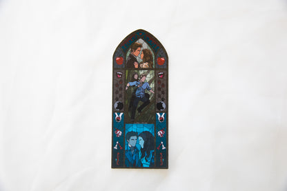 Twilight Stained Glass Bookmark