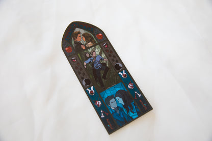 Twilight Stained Glass Bookmark