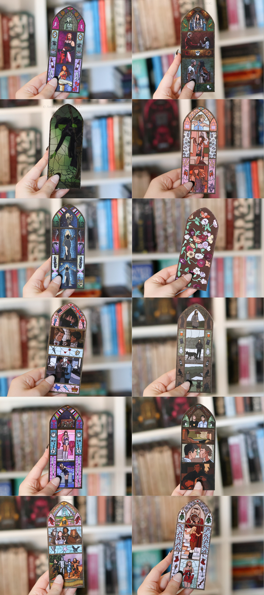 Stained Glass Bookmarks mobile