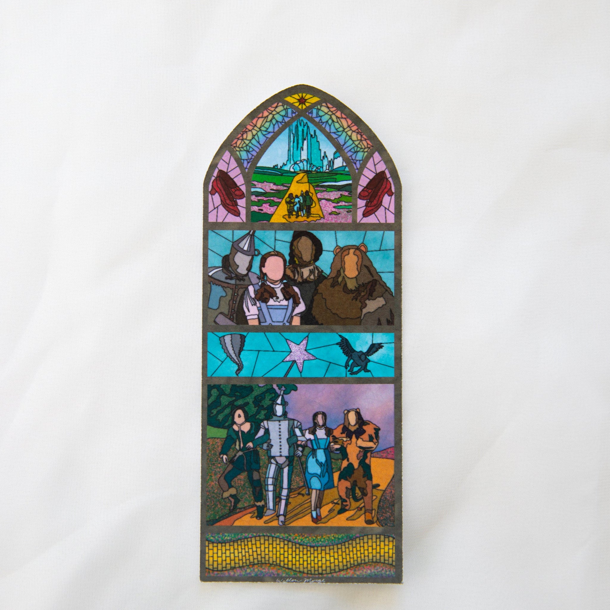 Wizard of Oz Stained Glass Bookmark