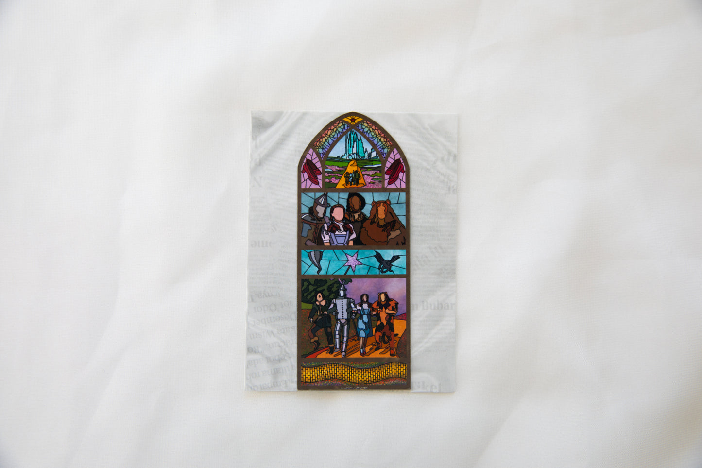 Wizard Of Oz Stained Glass Magnet