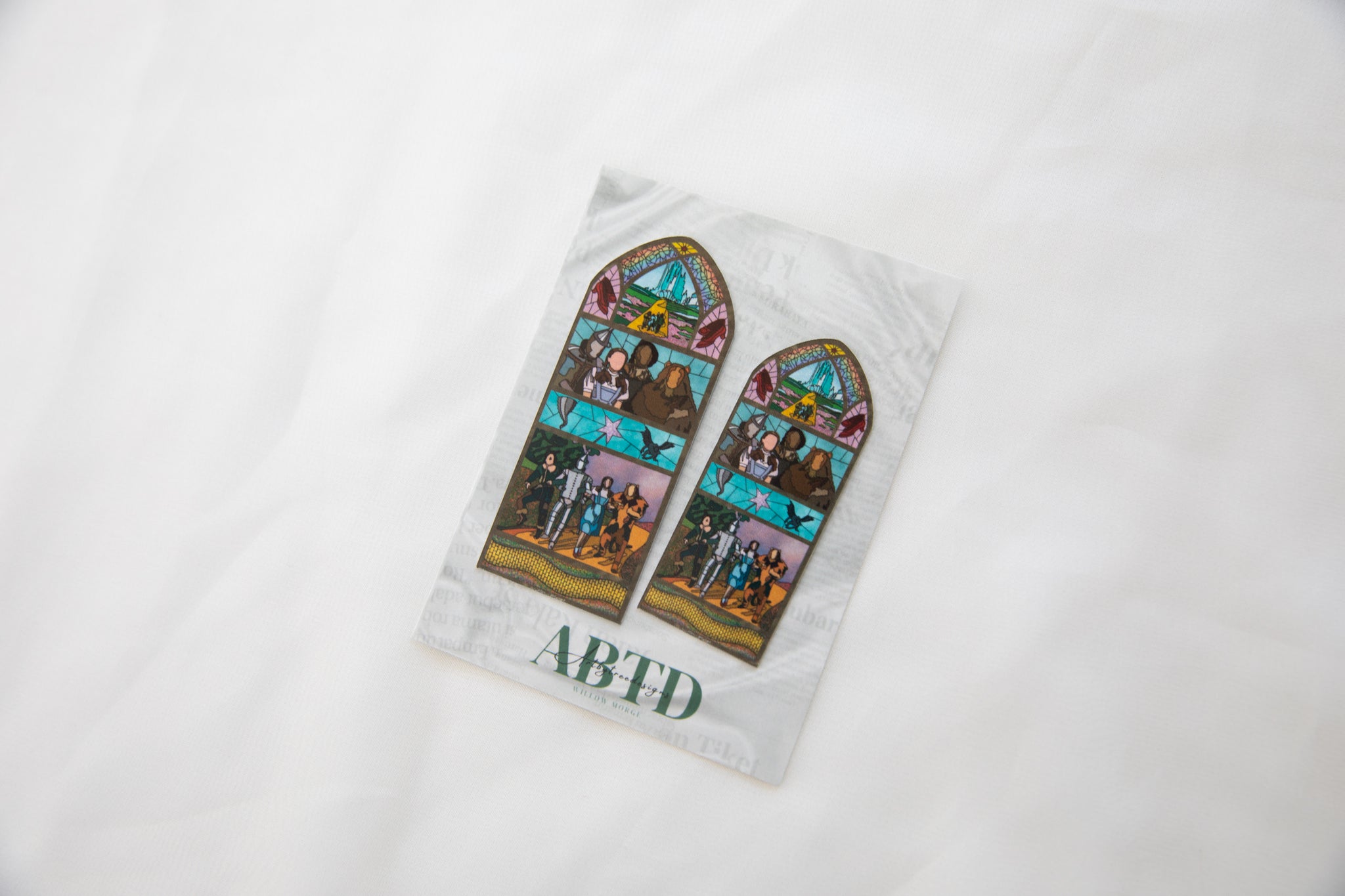 Wizard Of Oz Stained Glass Sticker