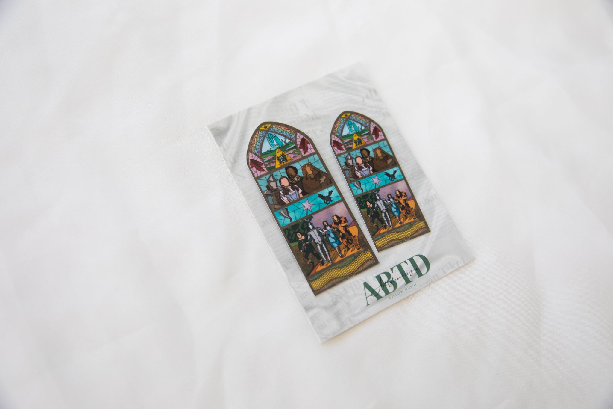 Wizard Of Oz Stained Glass Sticker