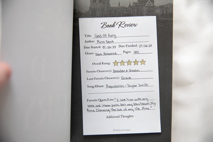 Classic Book Review Pad 4"x6"