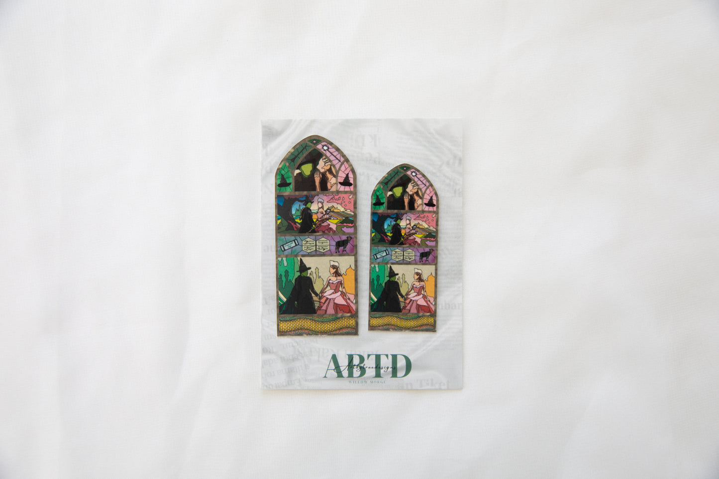 Wicked Stained Glass Sticker