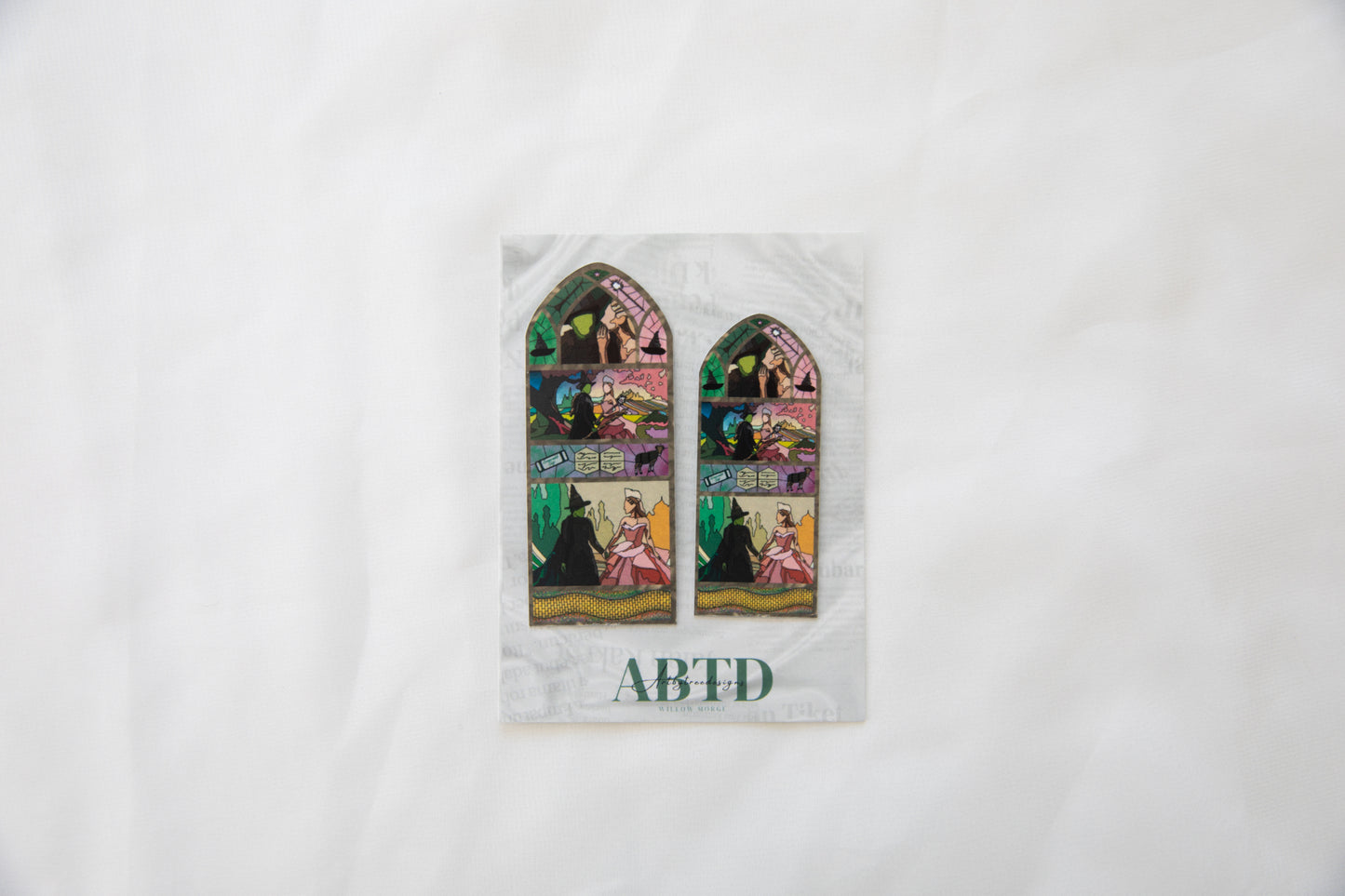 Wicked Stained Glass Sticker