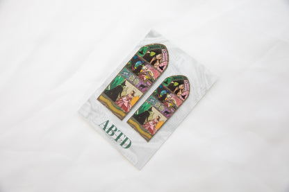 Wicked Stained Glass Sticker