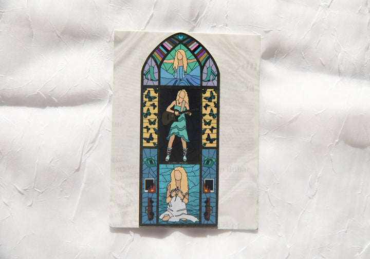 TS Debut Stained Glass Fridge Magnet