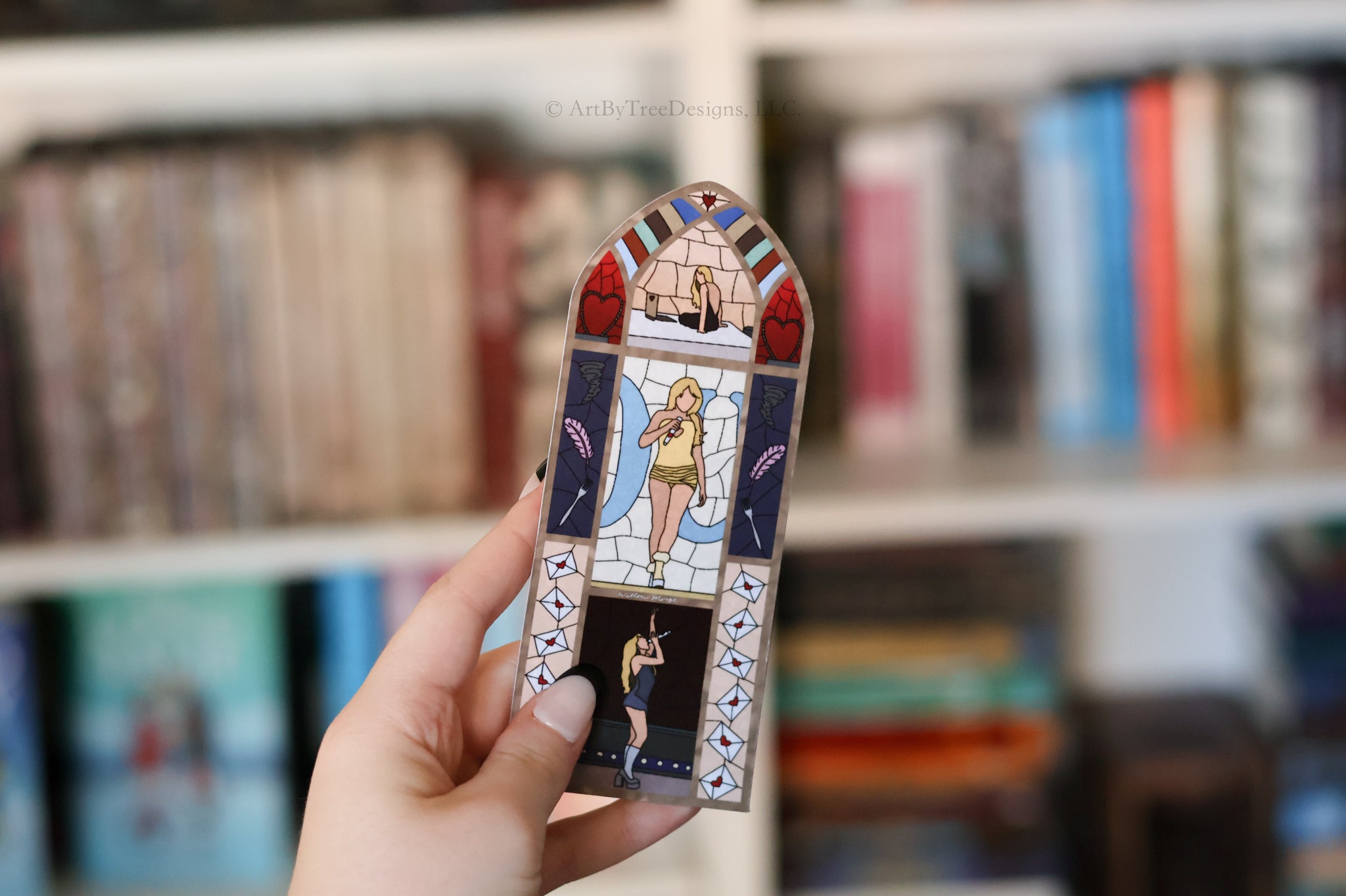 Emails I Can't Send Stained Glass Bookmark