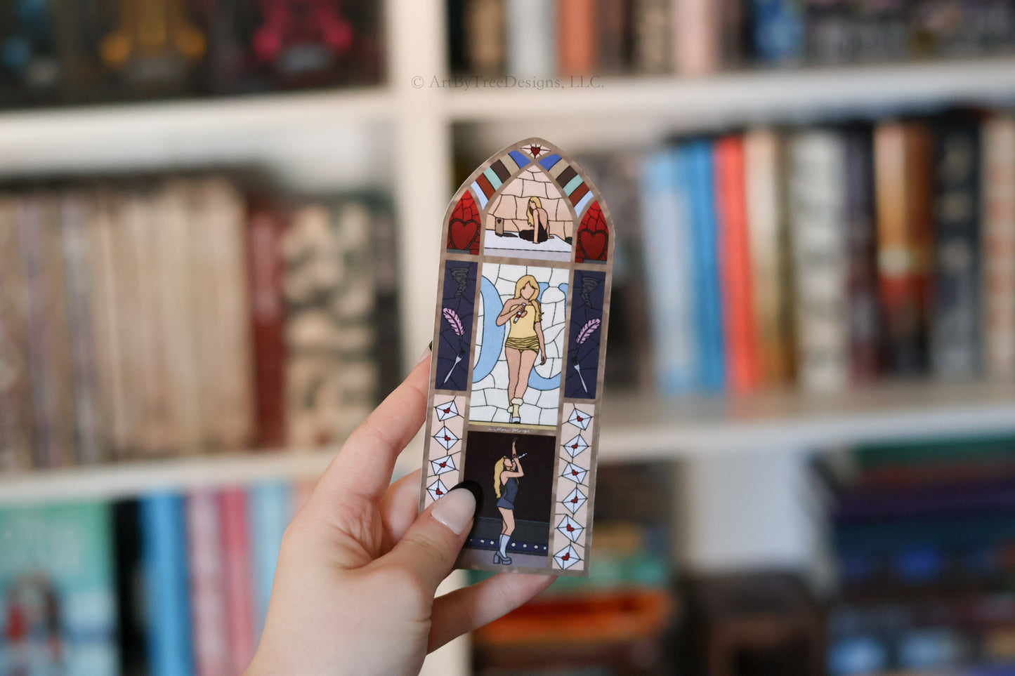 Emails I Can't Send Stained Glass Bookmark